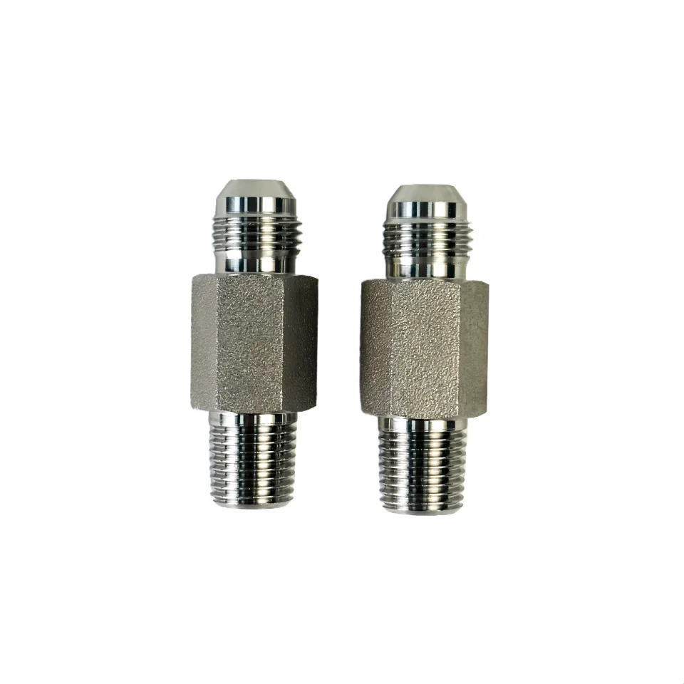 PureOcean Marine Verlängerter gerader Hochdruckanschluss – BSPT1/4″ × JIC 3/8″