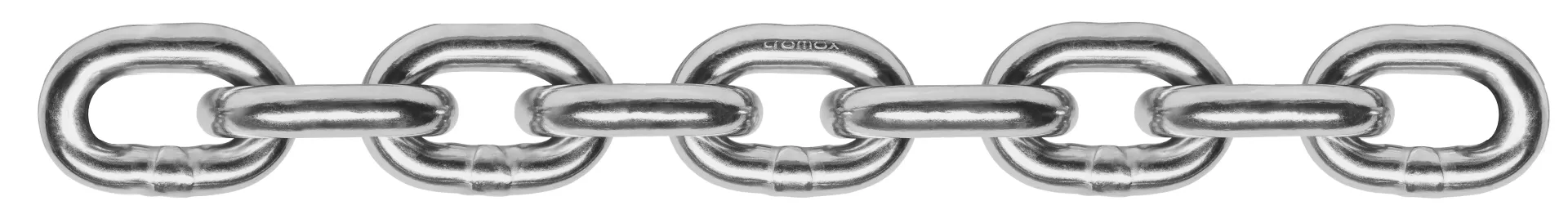 cromox® CSX-8 – Stainless steel anchor chain DIN 766 (per metre)