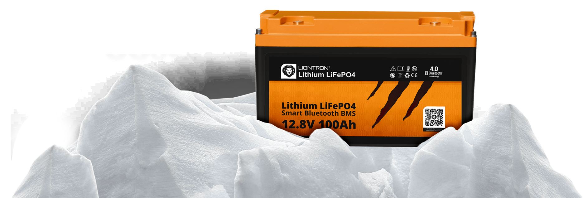 LIONTRON LiFePO4 12,8V 150Ah LXArctic Smart BMS con Bluetooth, Marine IP67