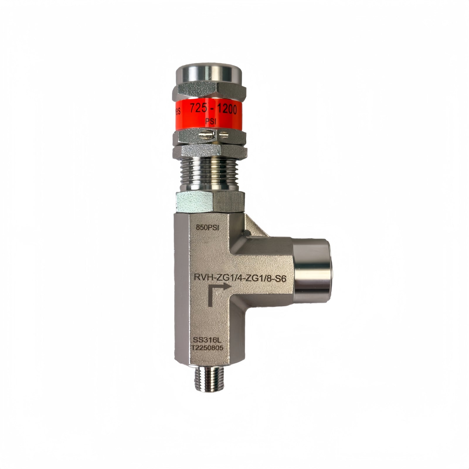 PureOcean Marine Soupape de surpression – 850 psi, BSPT3/8″ / NPT3/8″