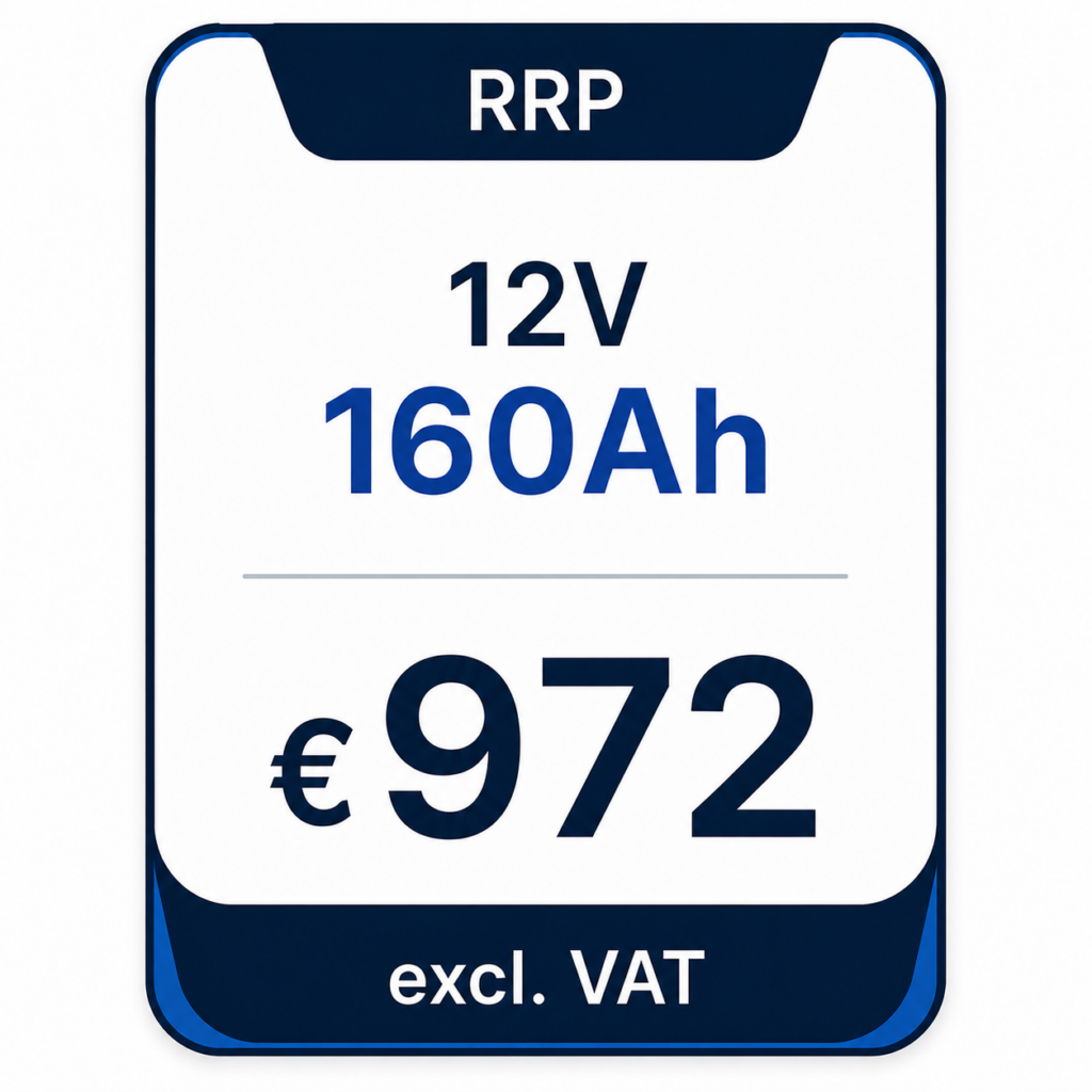 Sůlmate 12 V 160 Ah – sodium-ion battery — price_card